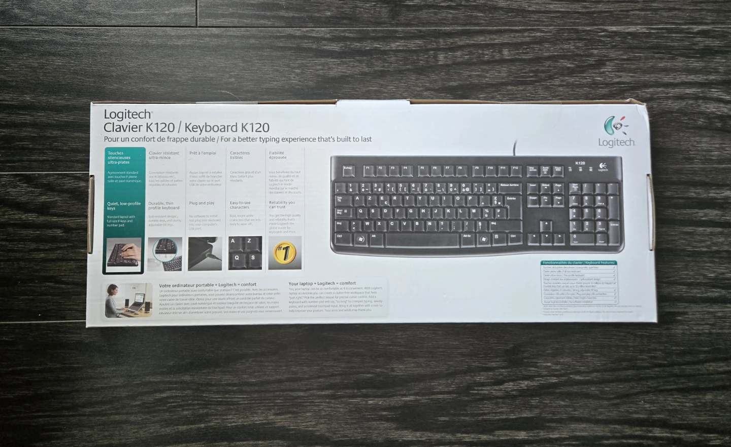 Logitech K120 USB Keyboard – New, Boxed - photo 2