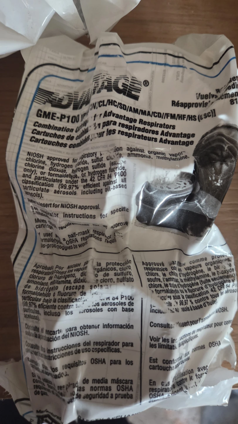 MSA Advantage Full Facepiece Respirator with P100 Cartridges - photo 3