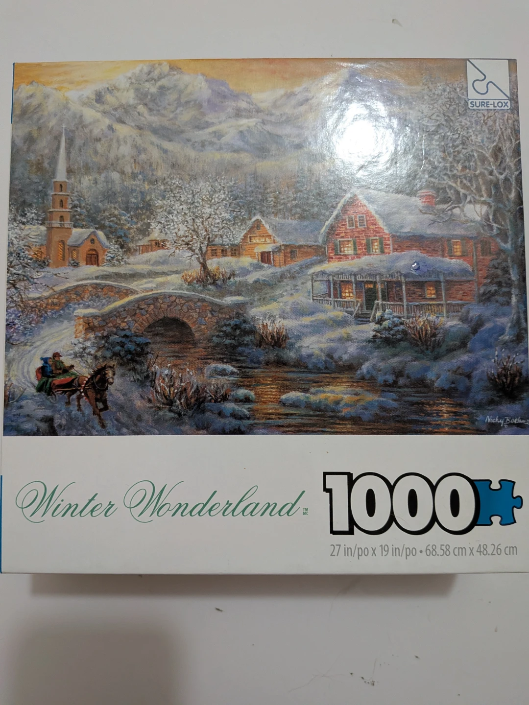 Sure-Lox Winter Wonderland 1000 Piece Jigsaw Puzzle