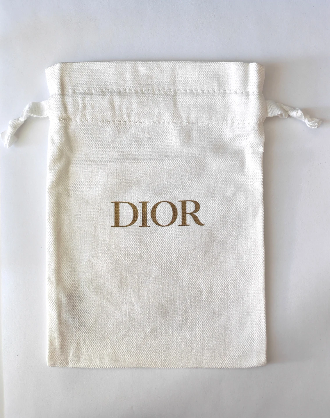 Dior Drawstring Canvas Pouch - photo 2