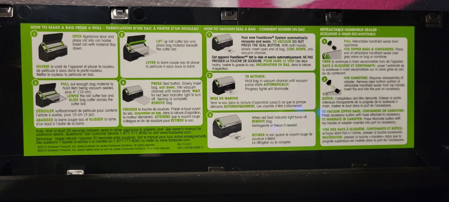 FoodSaver Vacuum Sealer - photo 3