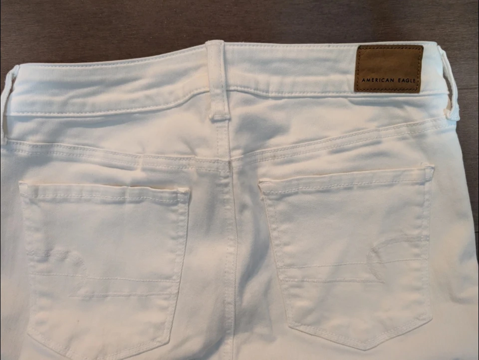 American Eagle White skinny Jeans - Size 8 - photo 2