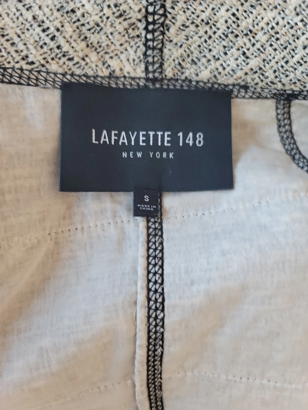 Lafayette 148 New York Jacket Size S Retro preppy tweed - photo 2