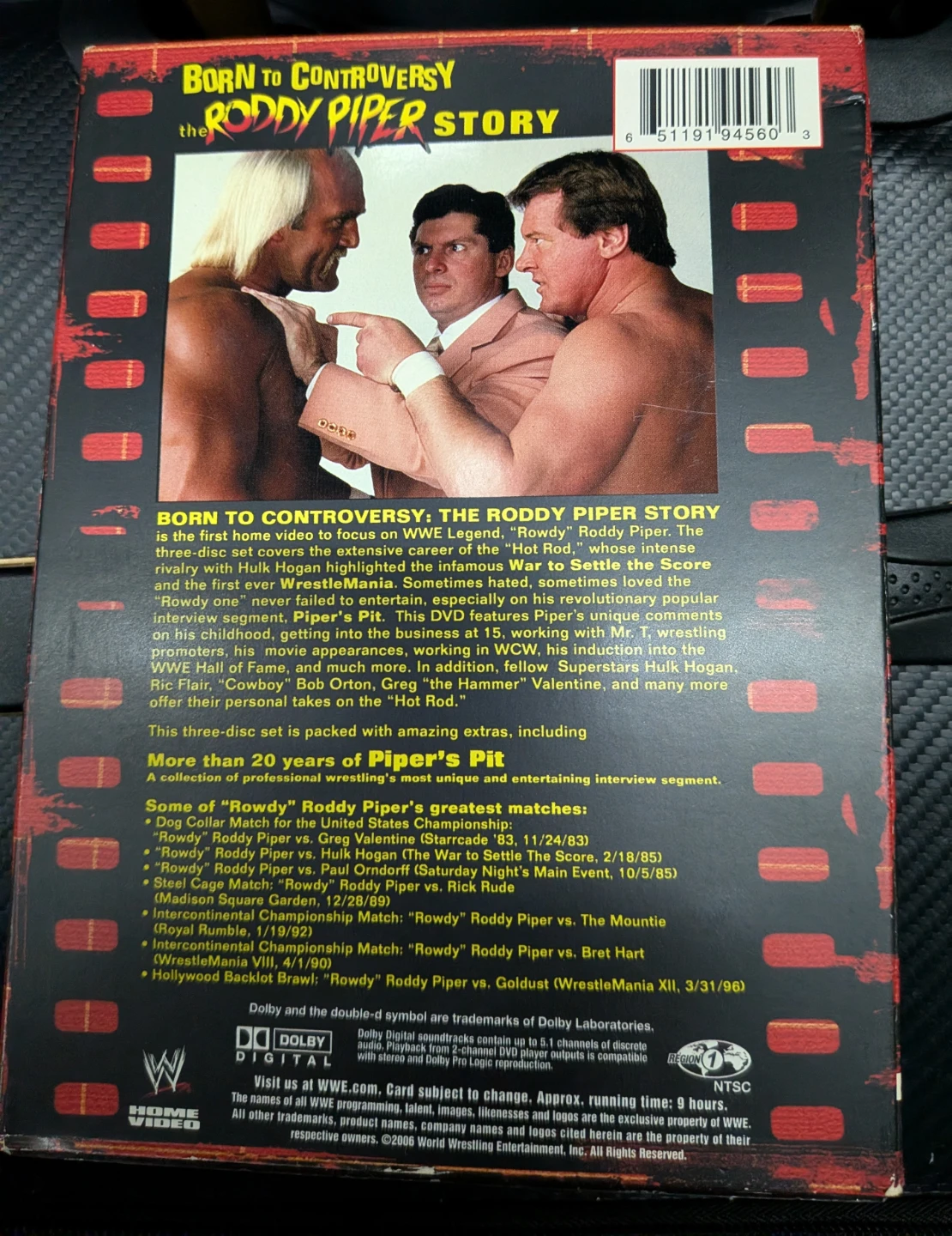 Born to Controversy: Roddy Piper Story DVD - photo 2