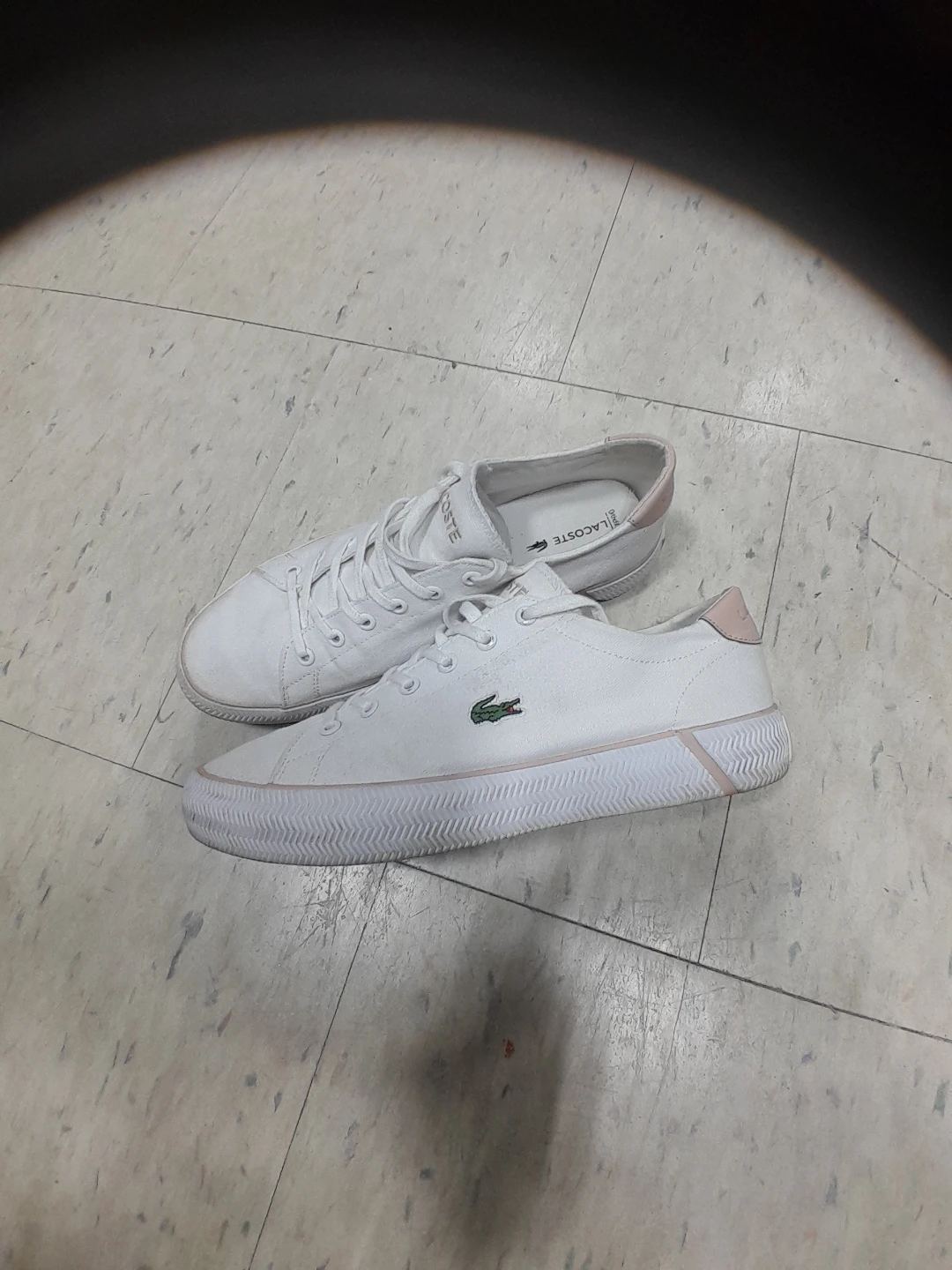 Lacoste White Sneakers women's size 8