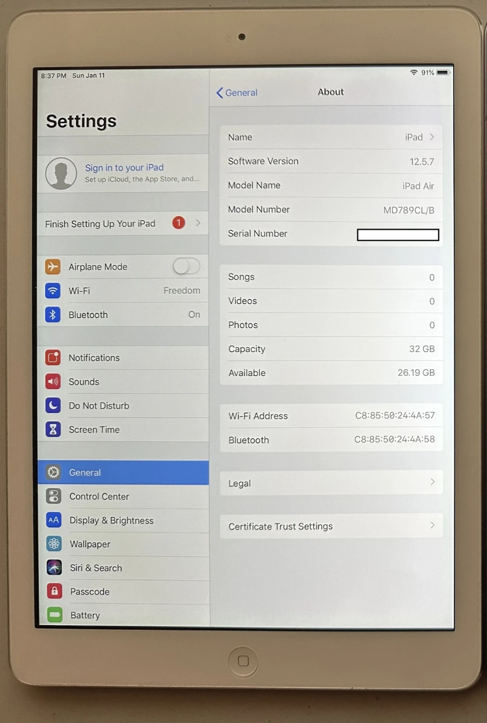 iPad Air MD789CL/B 32GB - photo 2