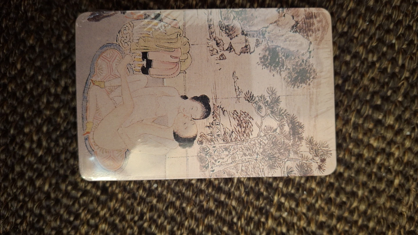 Sealed Deck of Playing Cards with Oriental Art - photo 3