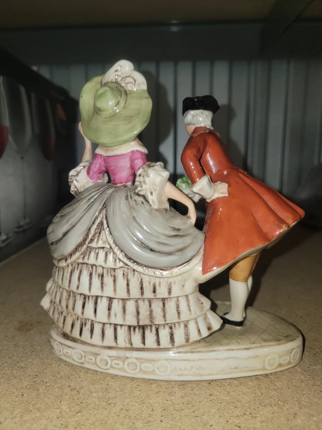Foreign porcelain Figurine of Couple - photo 3