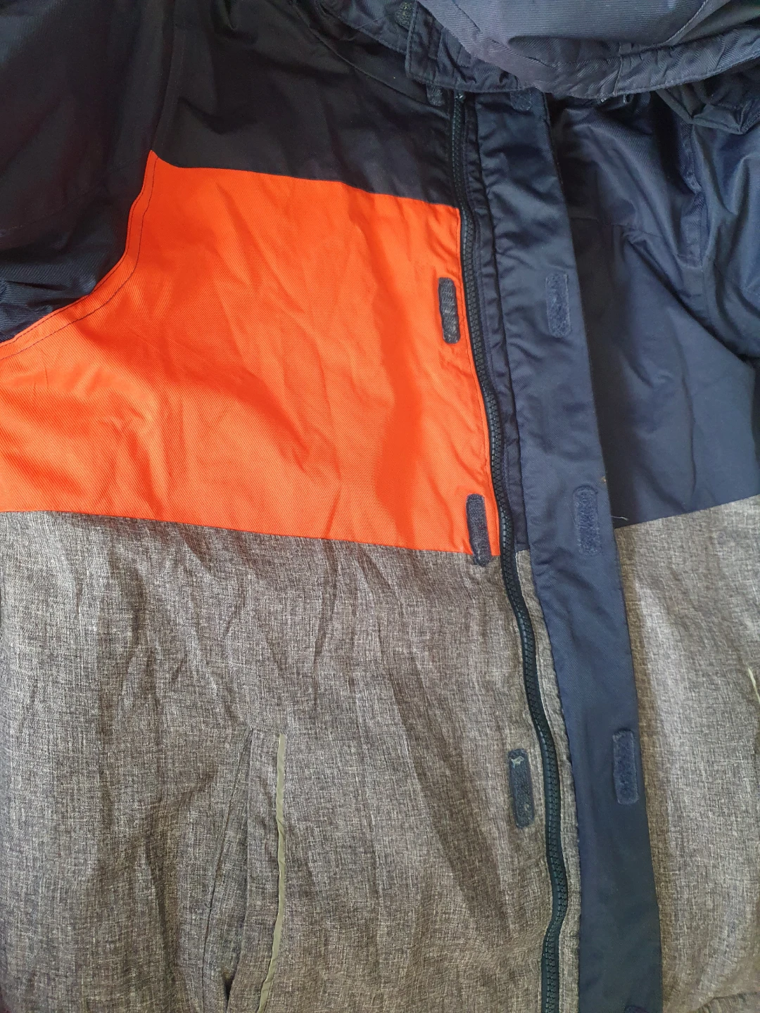 Kids' Winter Jacket - Blue, Orange, Grey - photo 2