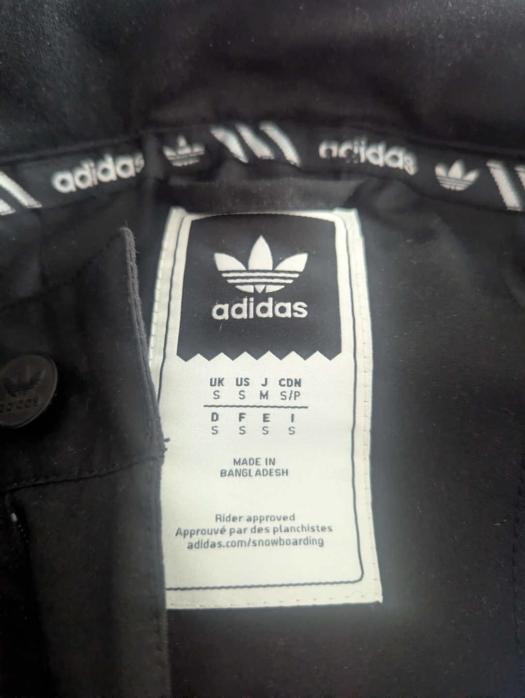 Adidas Snowboarding Pants - Black - Size S - photo 2