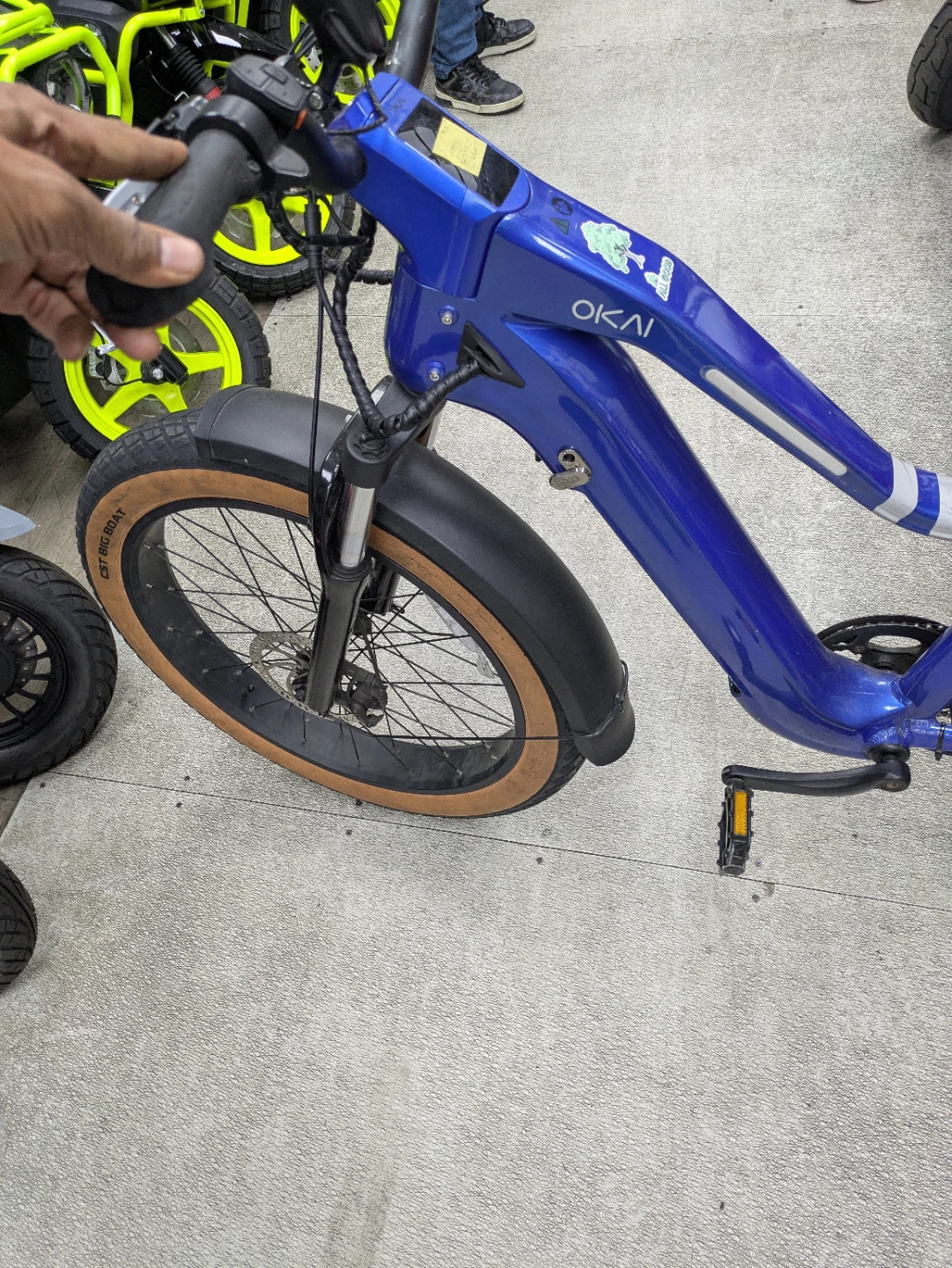 OKAI Cat Big Boat E-Bike - Blue🥕