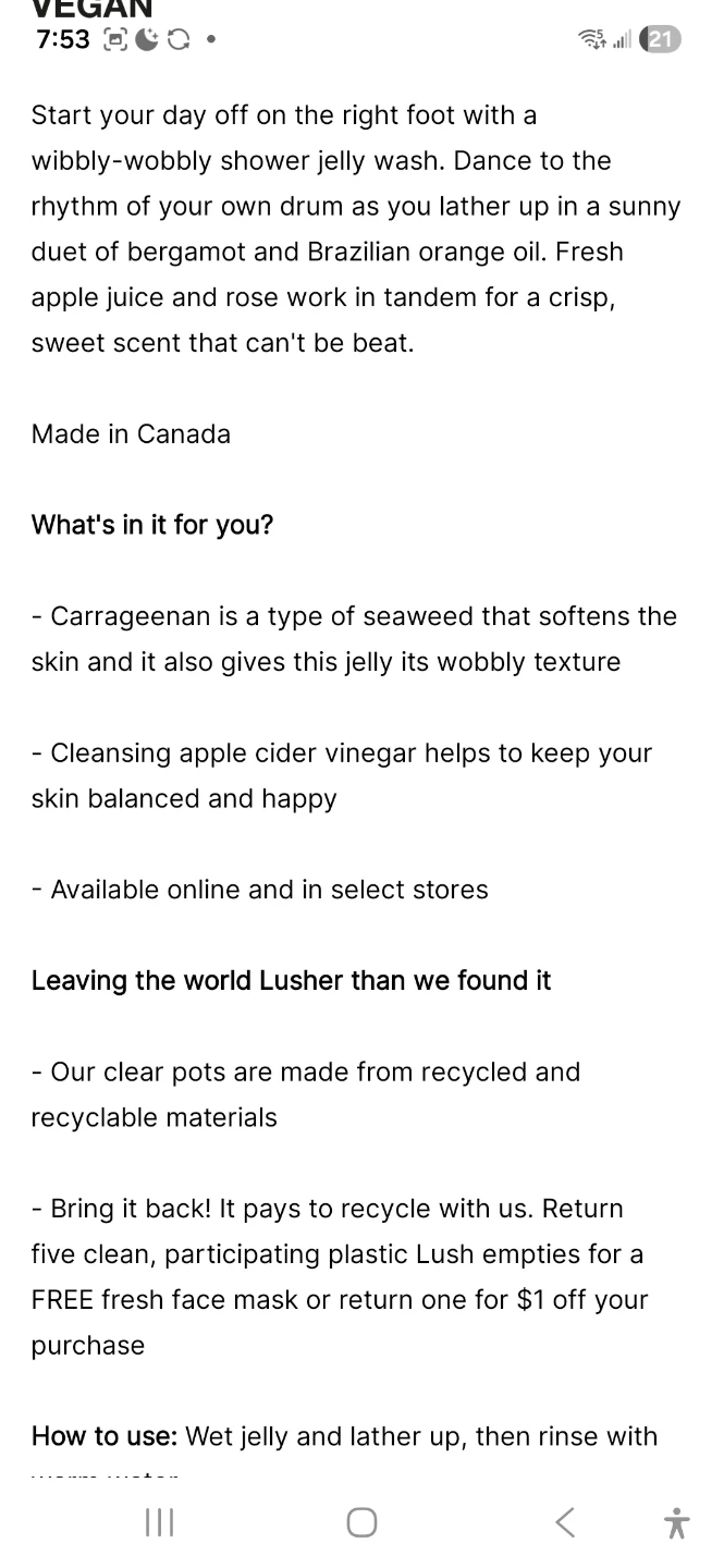 Lush Rumba Shower Jelly - Eye of the Cider - photo 2