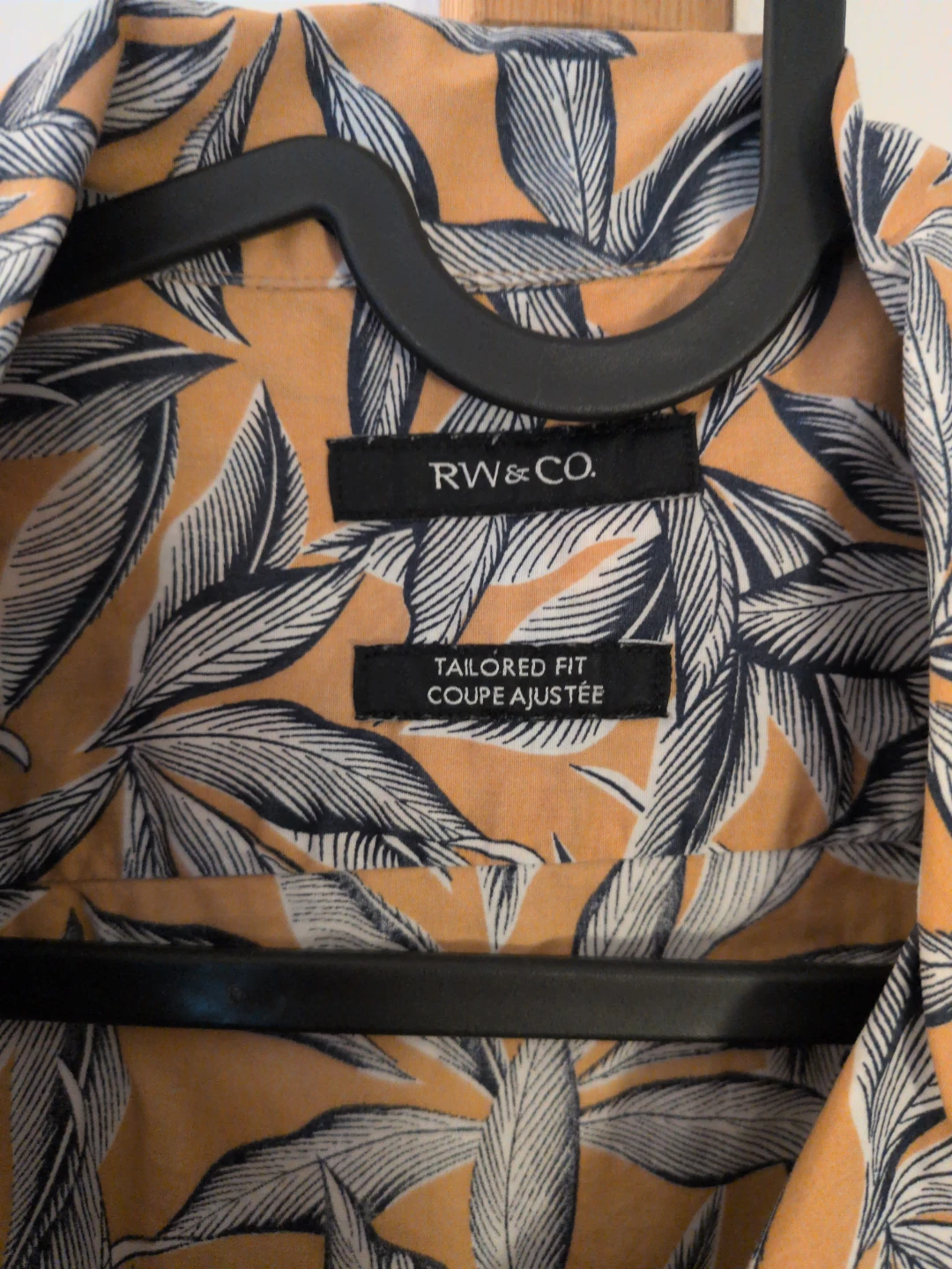 RW&CO. Tailored Fit Shirt - Leaf Pattern - photo 2