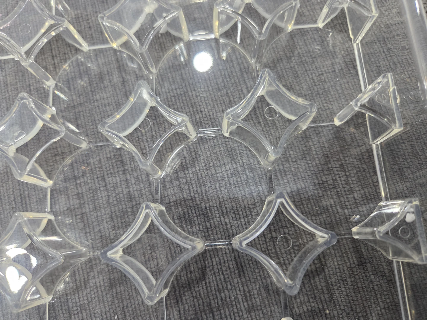 32 Slots Transparent Plastic organizer 13"x7" and 1.1/4" deep - photo 4