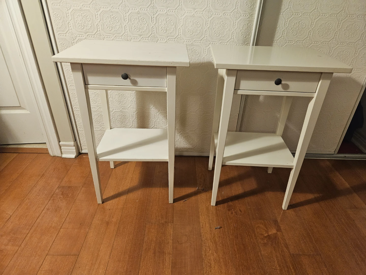 Ikea hemnes white nightstand or side table