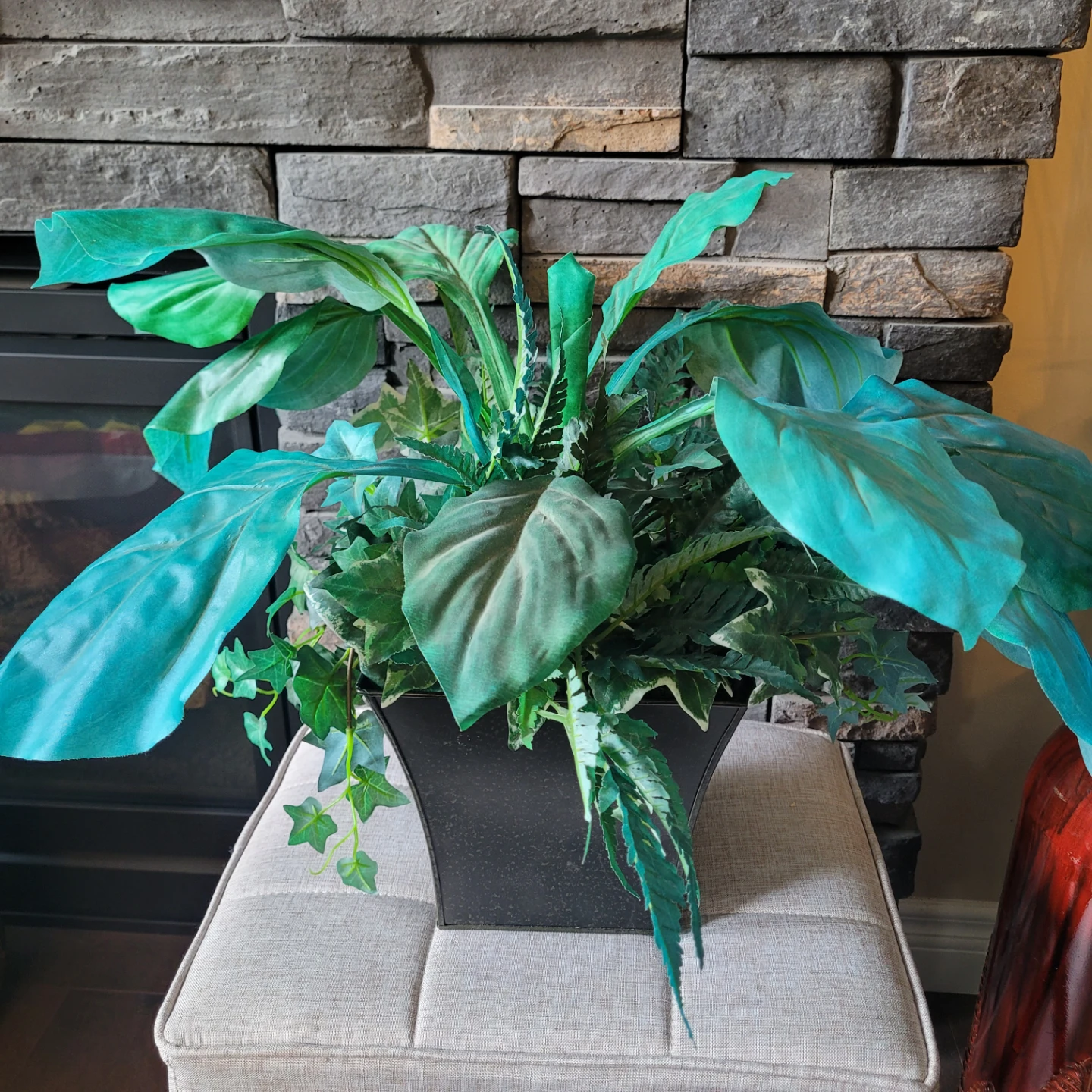 Decorative Artificial Plant with Black Pot