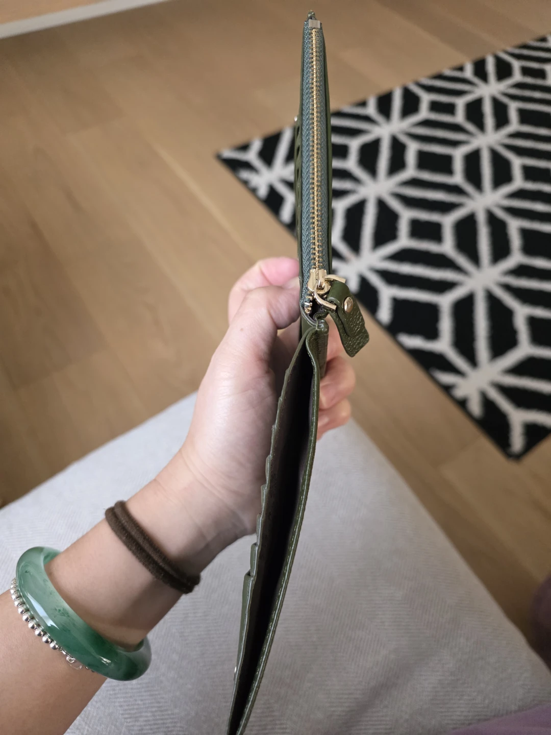 Green Leather Wallet🥕 - photo 3