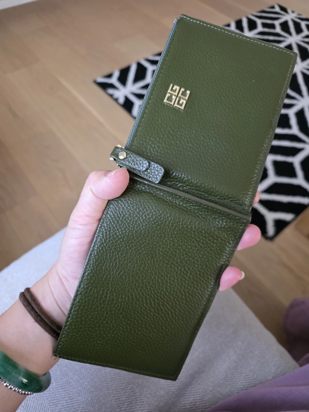 Green Leather Wallet🥕 - photo 4