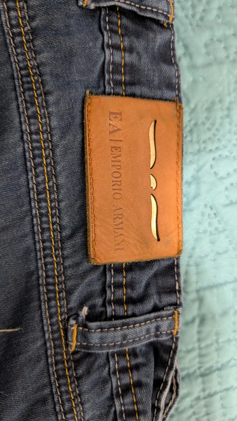 Emporio Armani Men's Blue Denim Jeans - photo 2