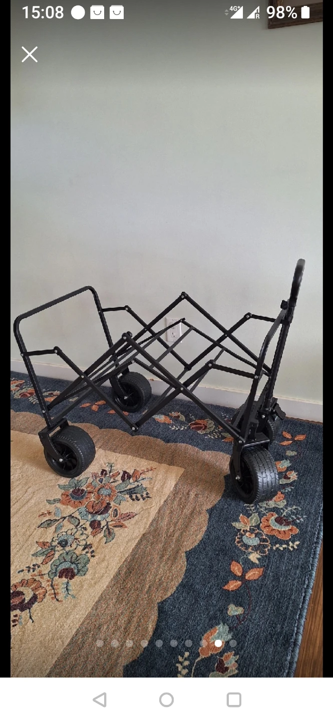 BestHome Heavy Duty Folding Wagon Cart with Brakes - photo 2