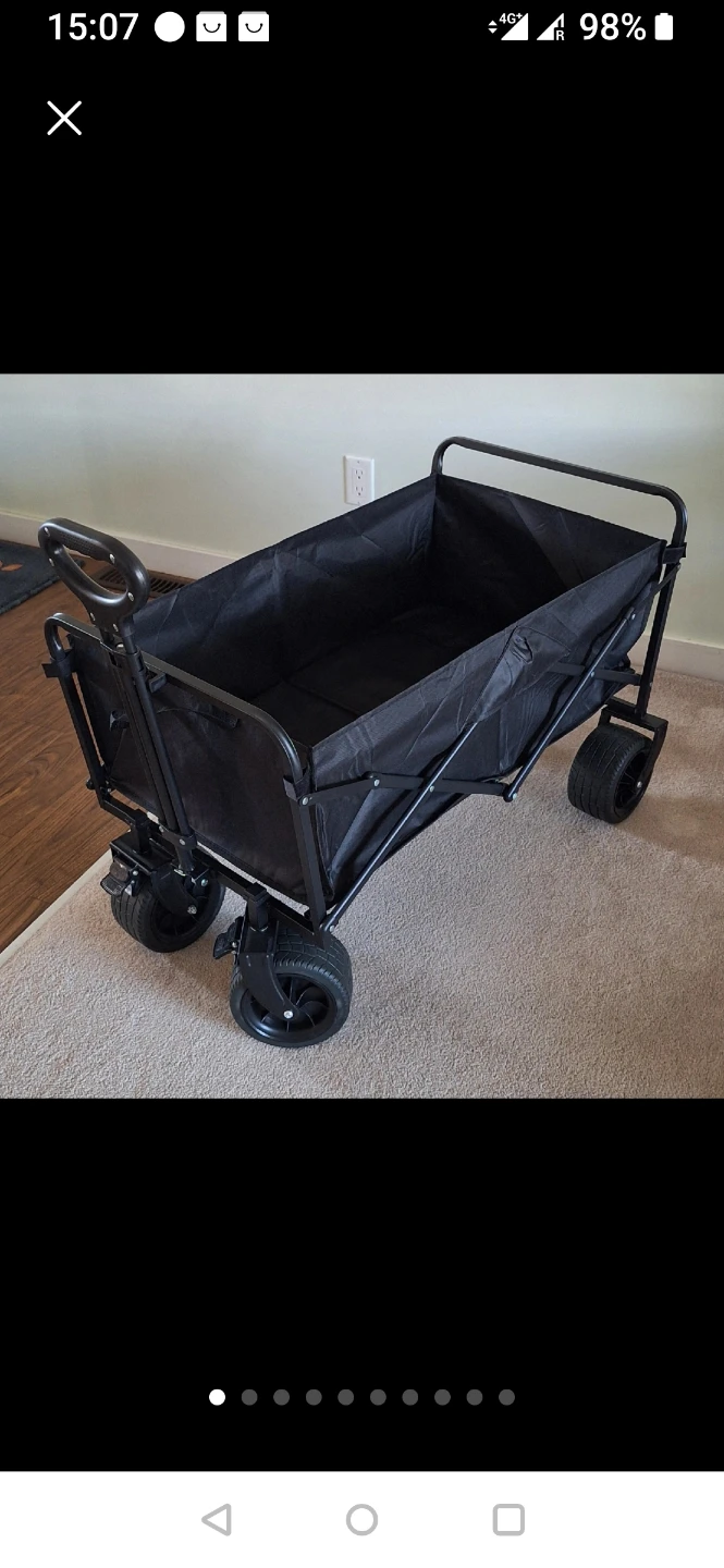 BestHome Heavy Duty Folding Wagon Cart with Brakes - photo 5