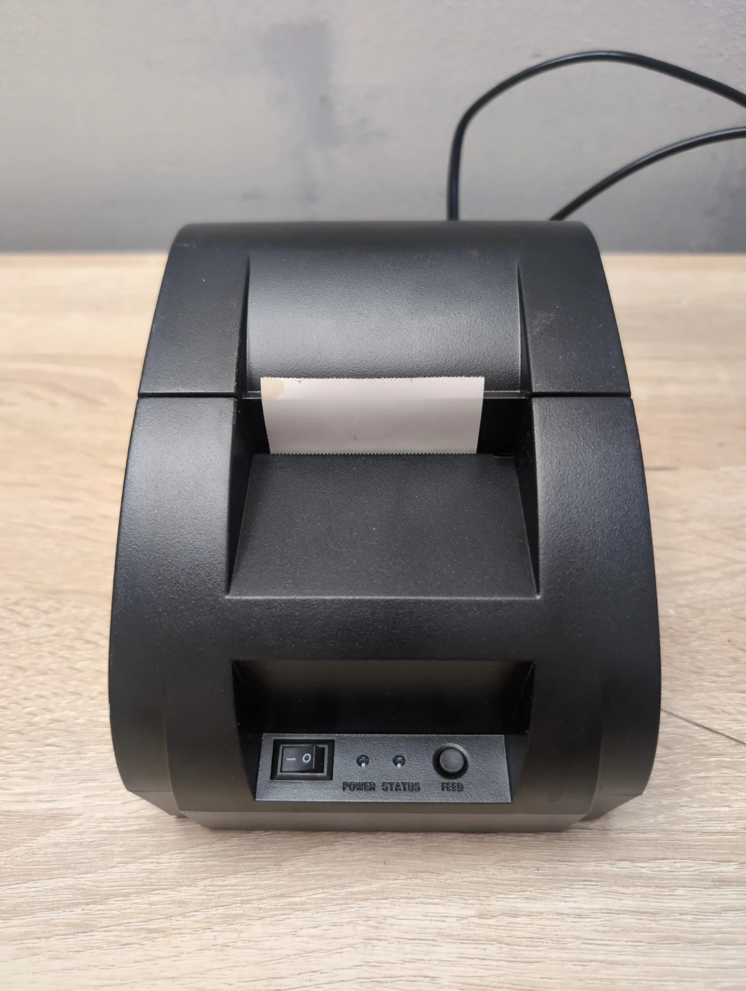 Black Thermal Receipt Printer