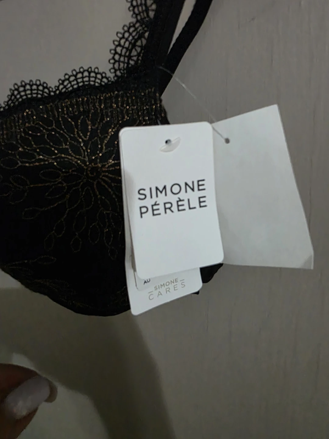 Simone Perele Black Bra - Size 36B - New with tags - photo 3