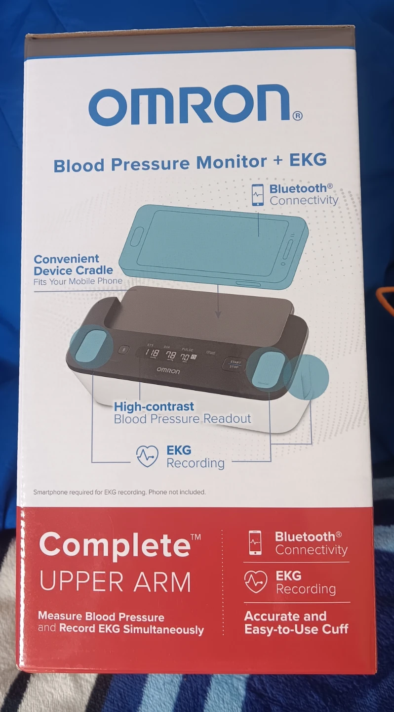 Omron Complete Upper Arm Blood Pressure Monitor + EKG BP7900 - photo 2