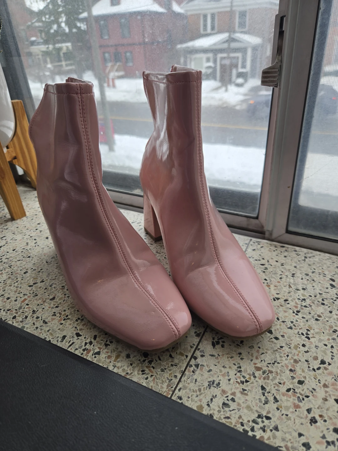 Pink Ankle Boots - Size 9 - photo 4