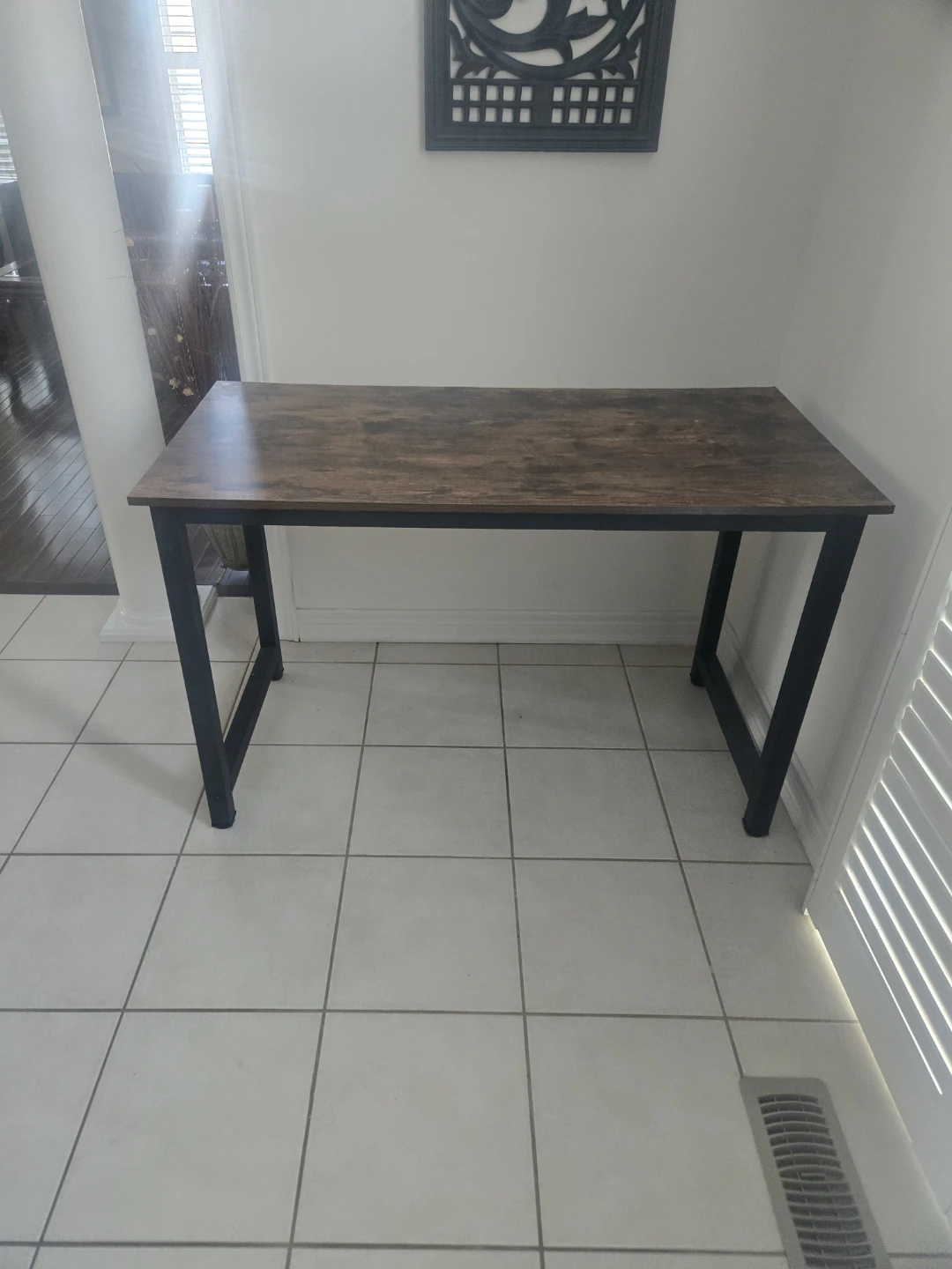 Brown & Black Desk