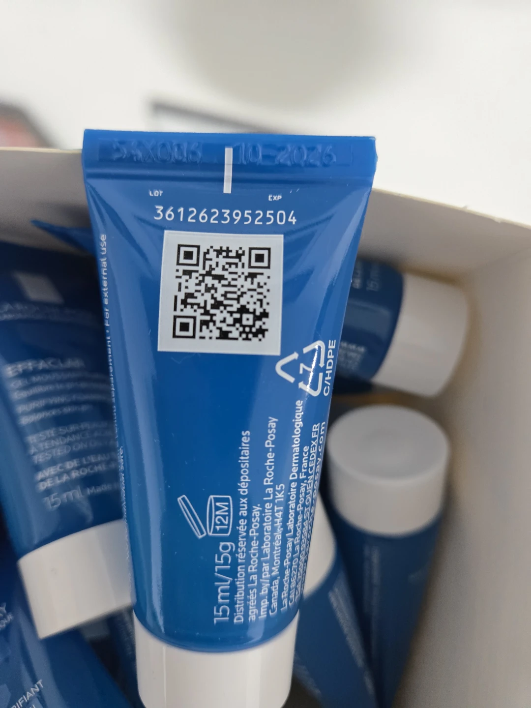 La Roche-Posay Effaclar Purifying Foaming Gel 15ml. 20 Tubes - photo 3