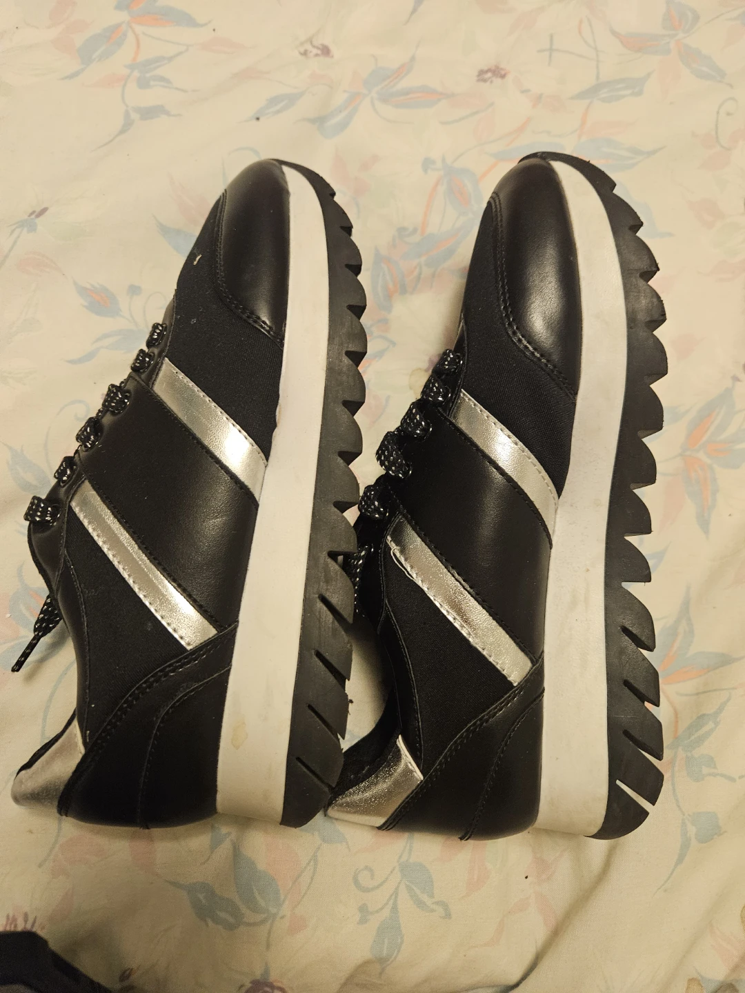 Zara Trafaluc Black Sneakers Size 38 - photo 4