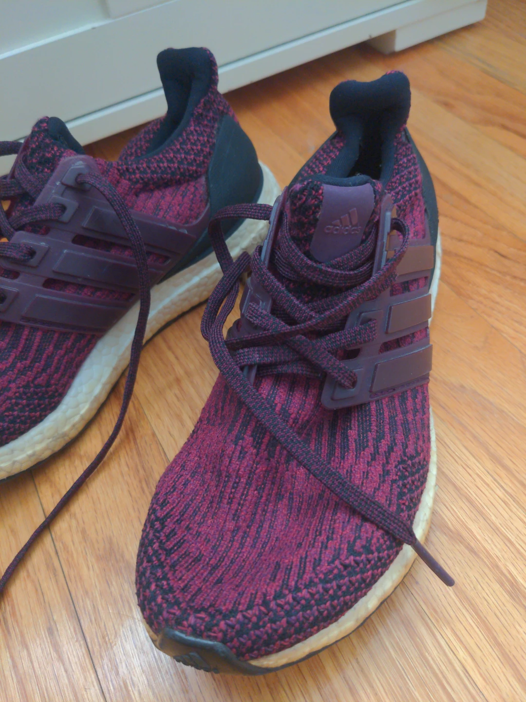 Adidas Ultraboost Running Shoes - Burgundy/Black - photo 4