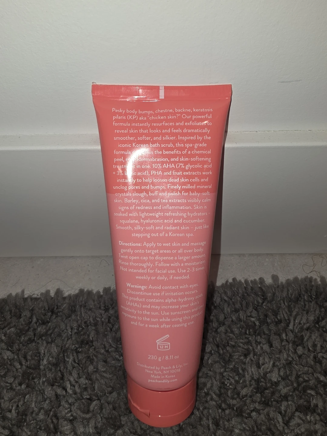 Peach & Lily KP Bump Boss Microderm Body Scrub 230g - photo 2