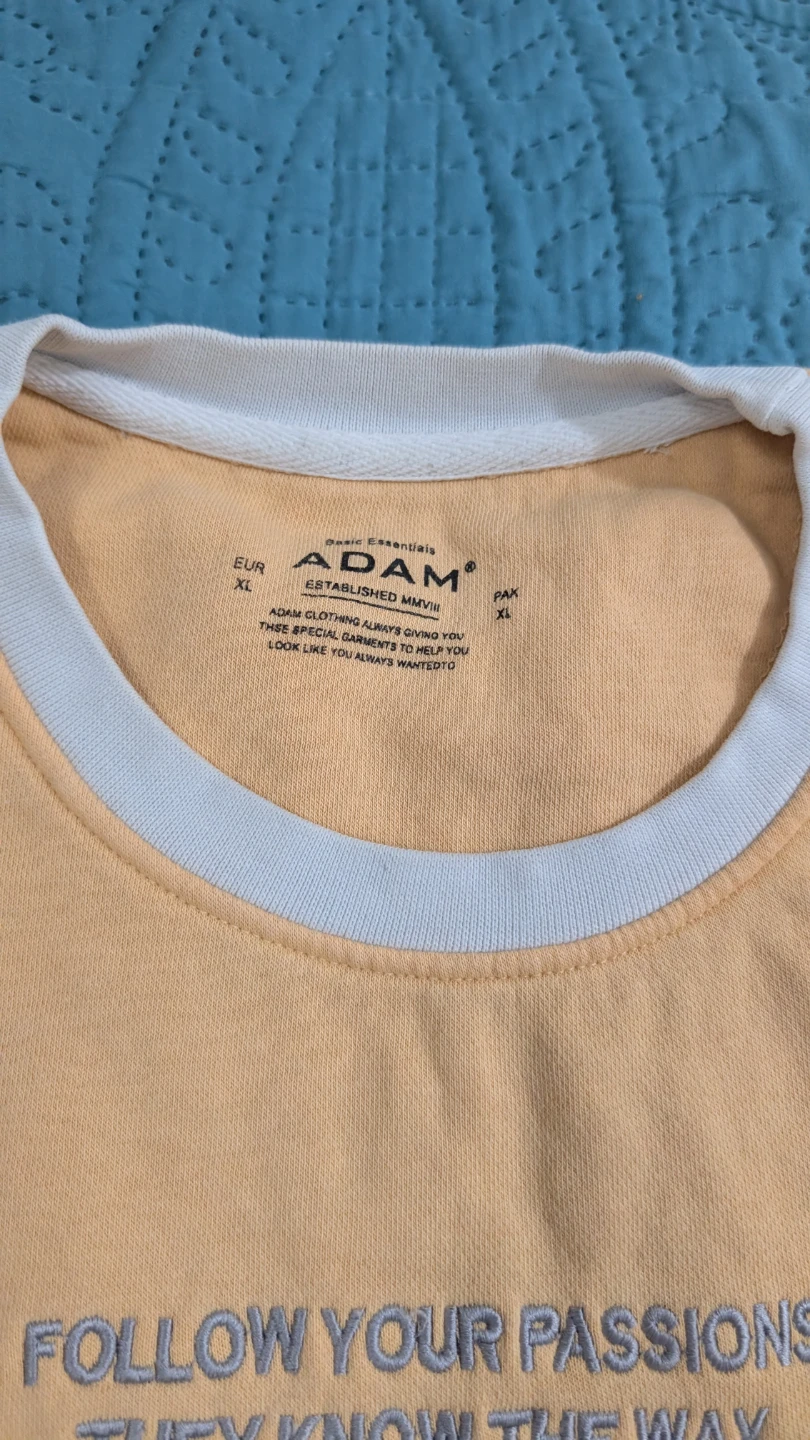 ADAM Colour Block Crewneck Sweatshirt - XL - photo 2