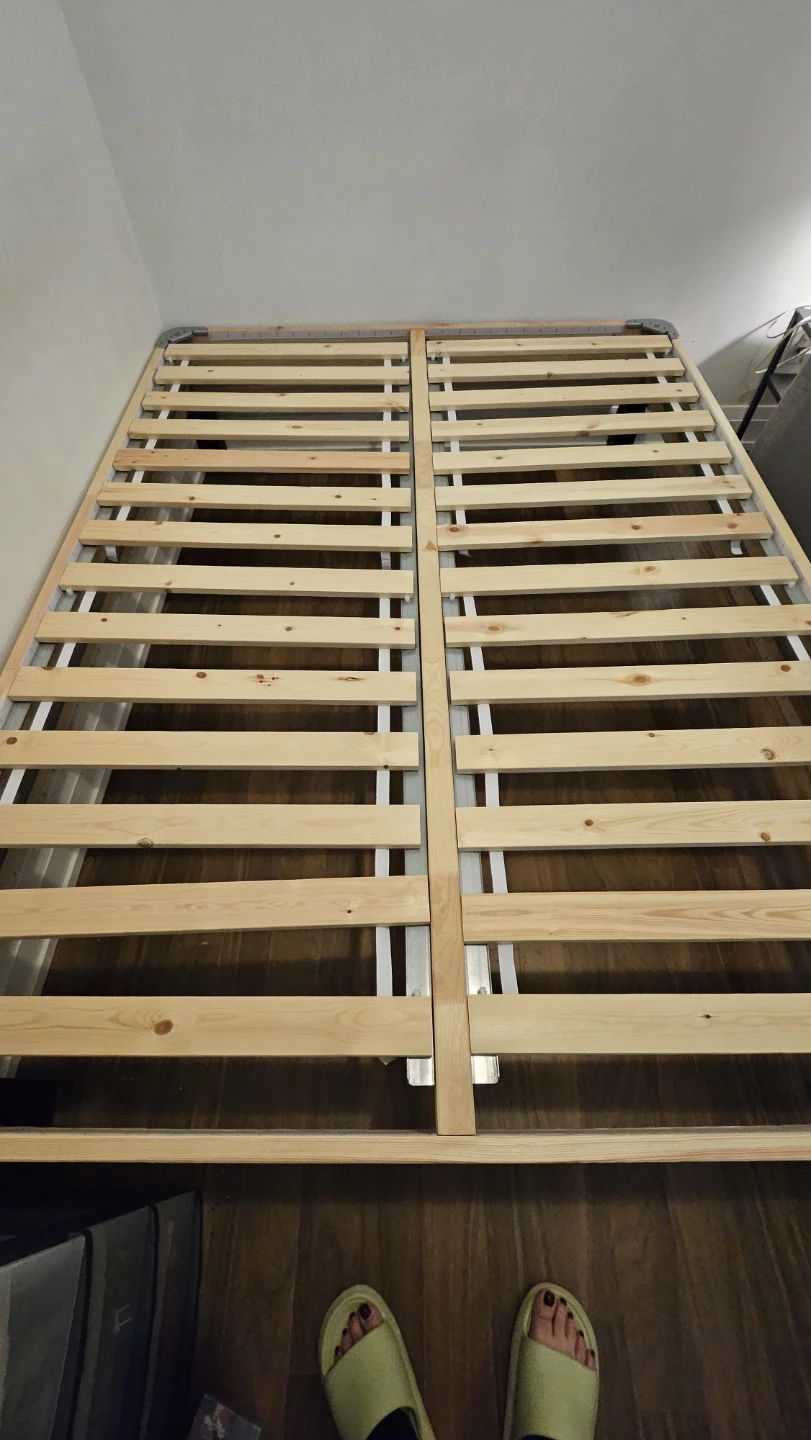 Ikea Wooden Bed Frame - photo 3