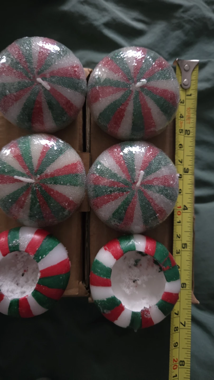 Candy Stripe Decorative Candles - photo 2