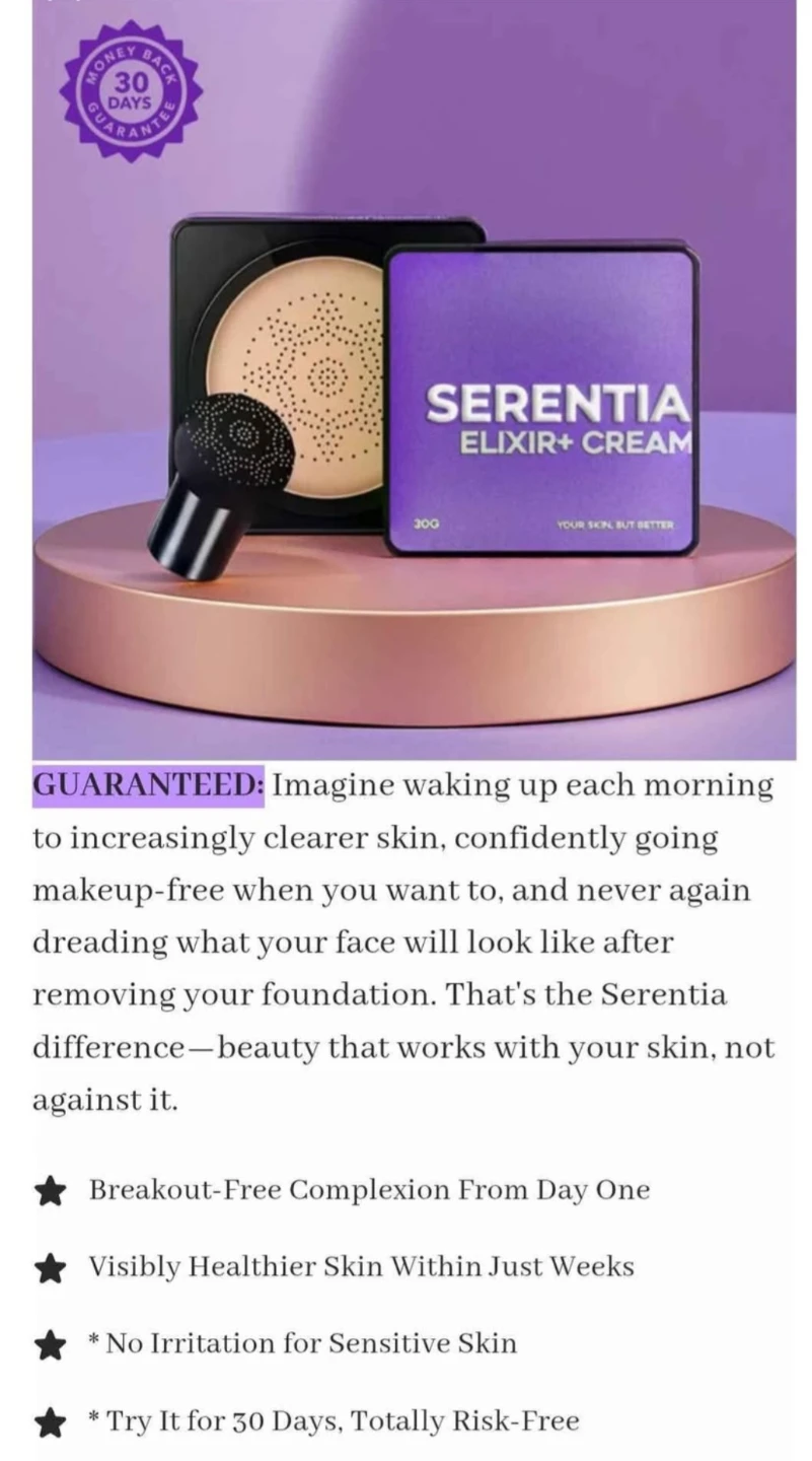 Serentia Elixir+ Cream - Buff Beige