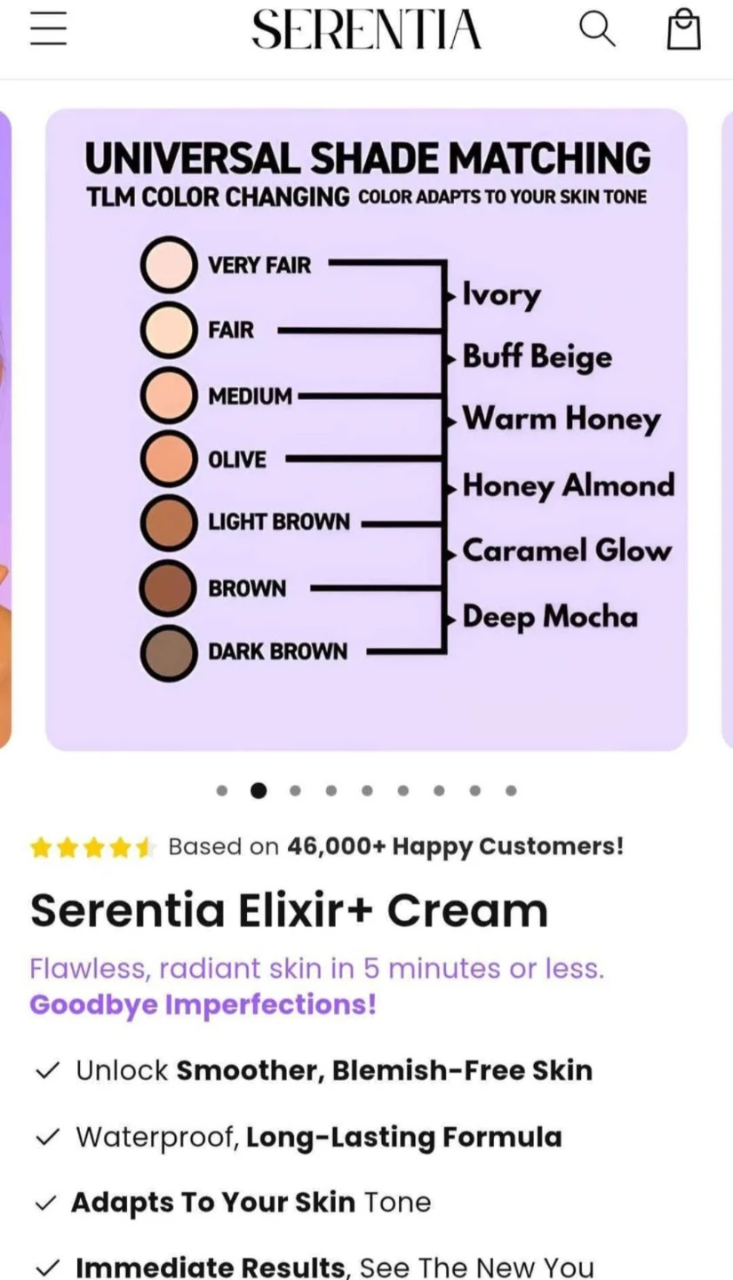 Serentia Elixir+ Cream - Buff Beige - photo 2