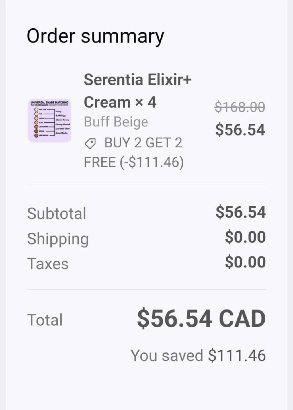Serentia Elixir+ Cream - Buff Beige - photo 4