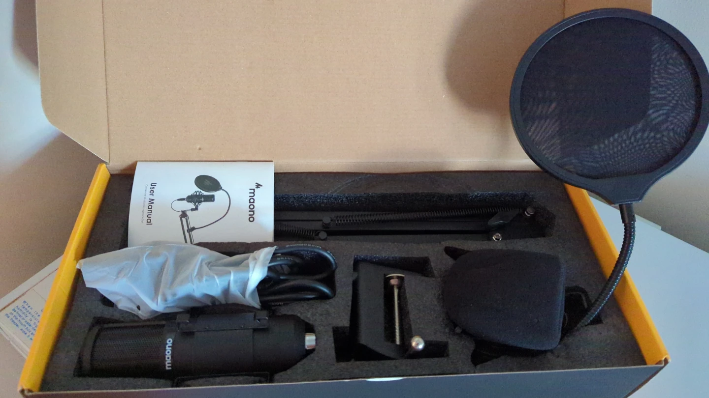 Maono AU-PM320S Condenser Studio Microphone Set - New - photo 3
