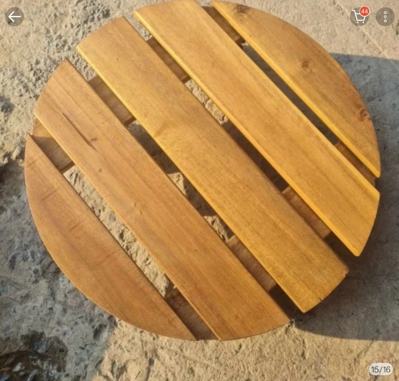 Wooden Plant Stand with Wheels
