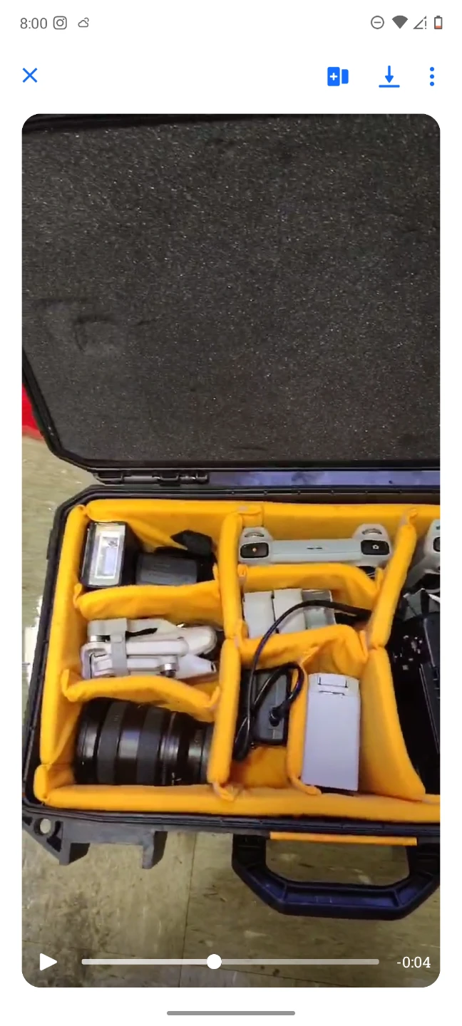 DJI Mini Drone & Sony Camera Gear Hard Case