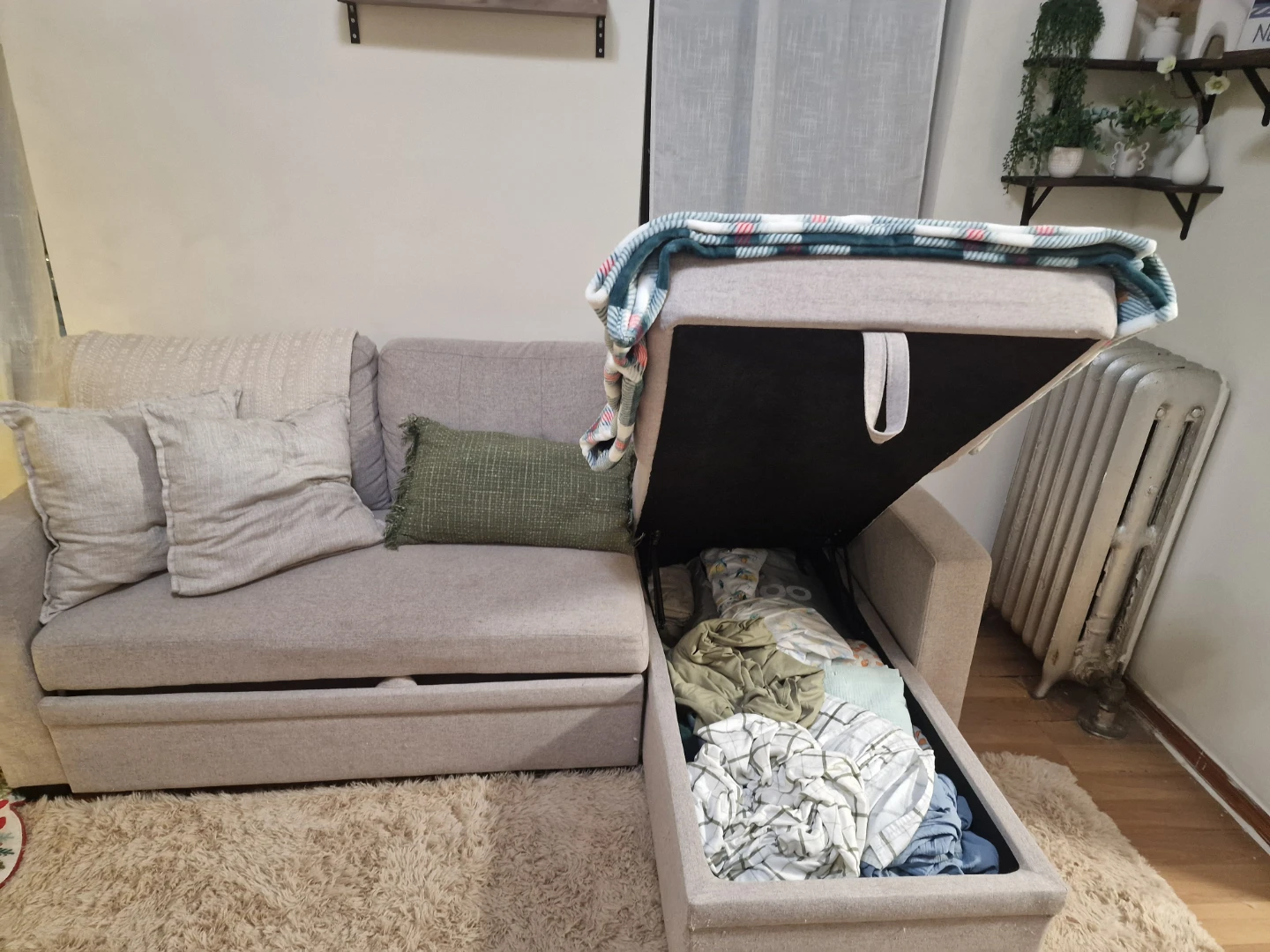 Reversible Sectional Sofa with Storage - photo 5