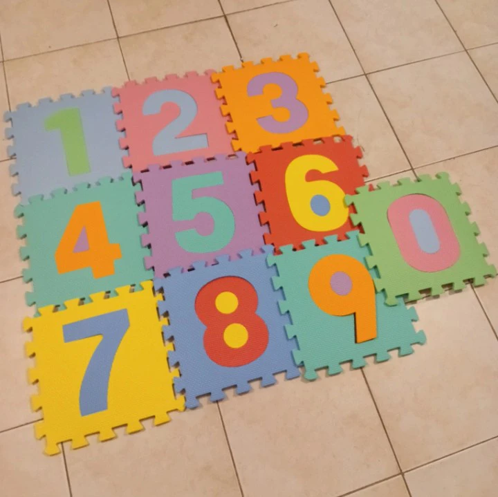 🧡Number Puzzle Foam Play Mat