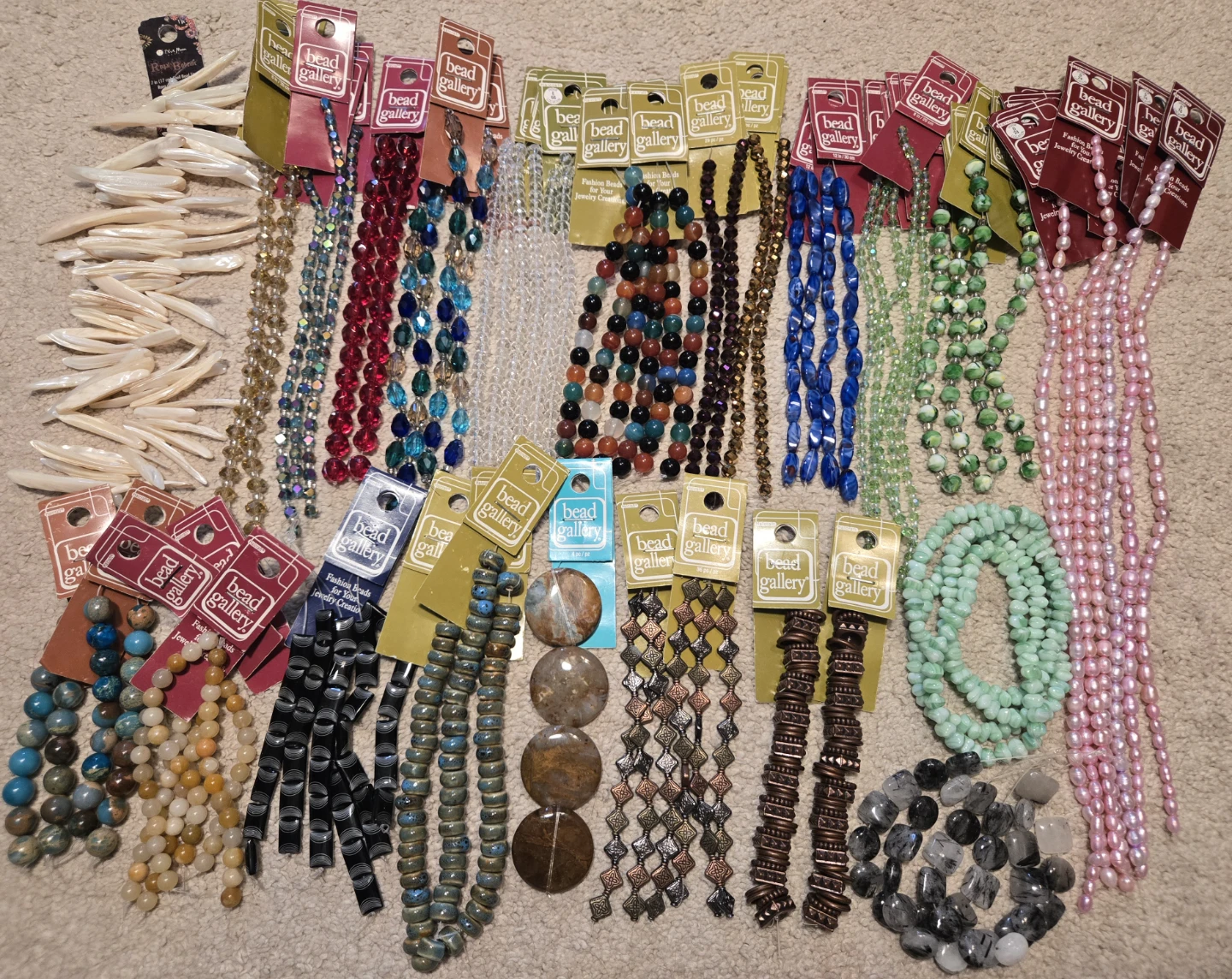 Lot of Assorted Bead Strands (Lot V)