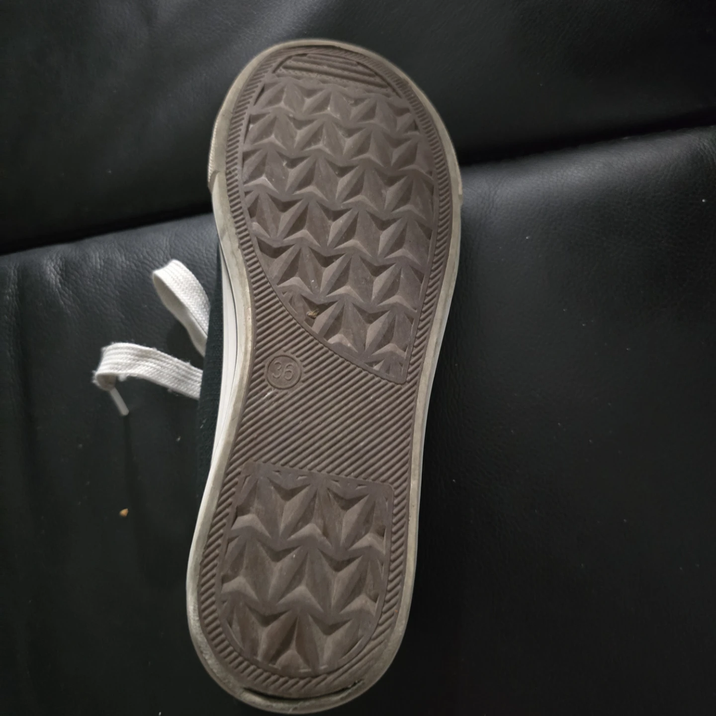Black Converse-style Shoes - Size 36 - photo 2