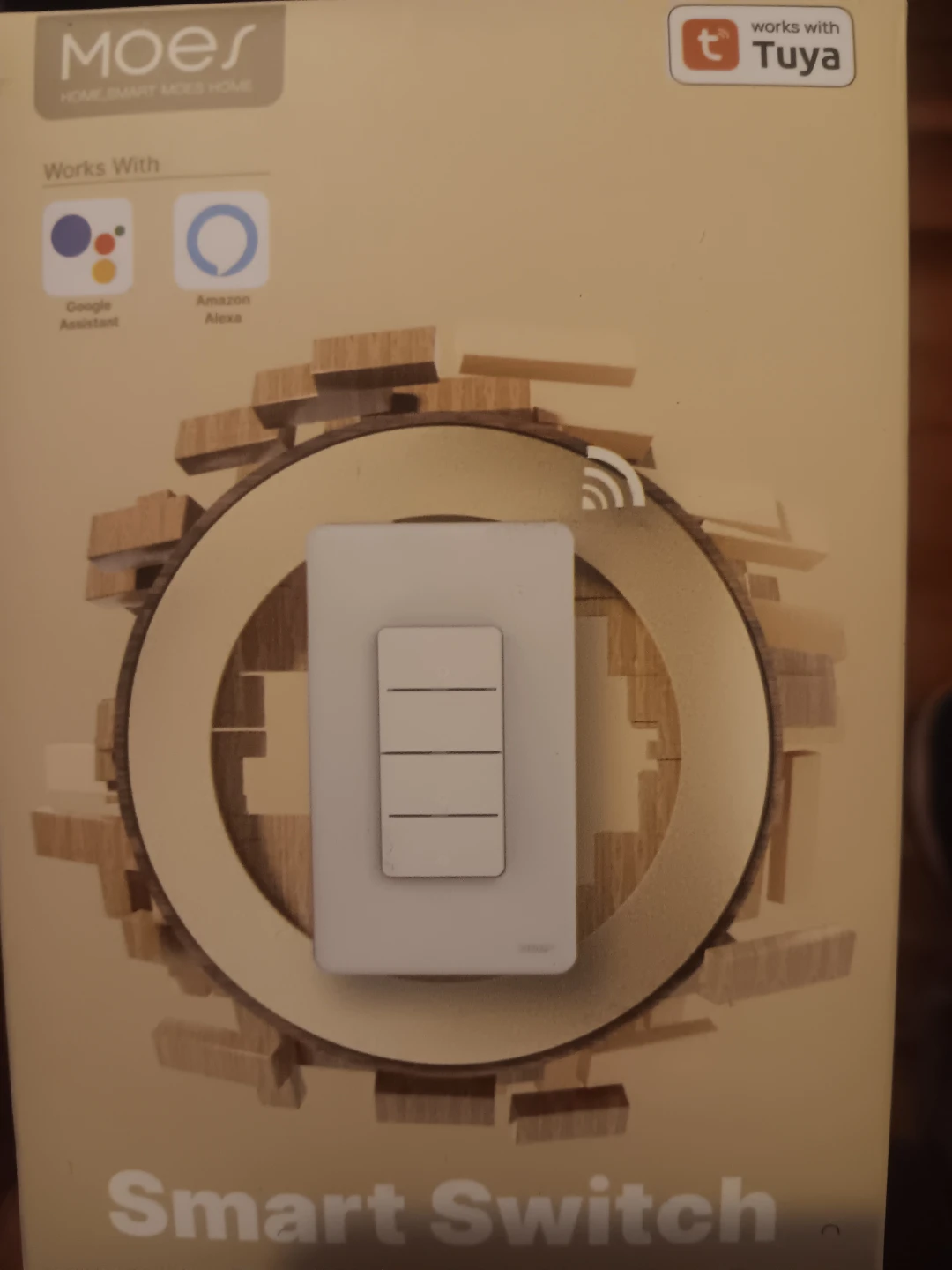 MOES WS-B-US WiFi Smart Switch 3 Gang - White