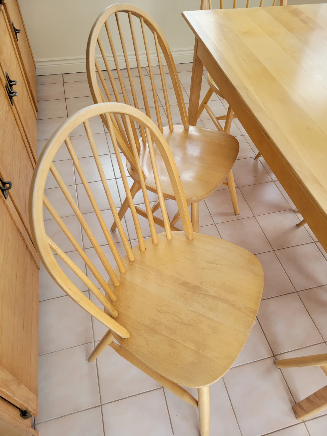 Wooden Dining Table with 6 Chairs - photo 3
