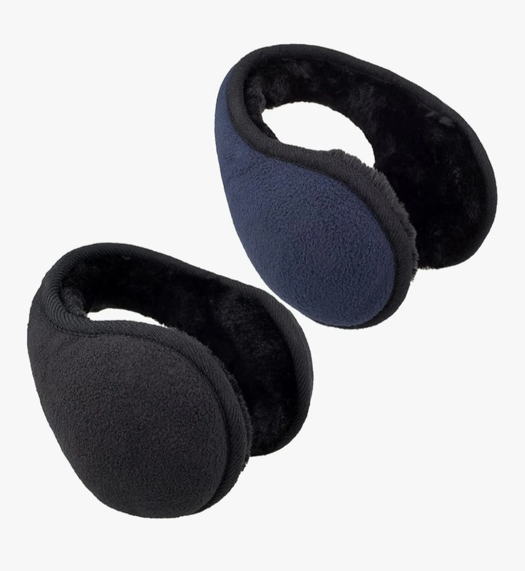 2pcs Behind the Head Fleece Earmuffs